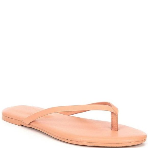 Deltan Hula Leather Thong Sandals - Picture 1 of 4